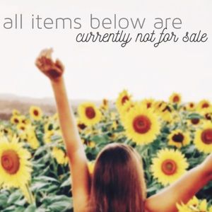 •••not for sale•••